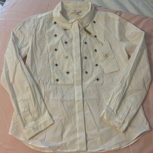 Girls size 6 authentic Gucci button up
